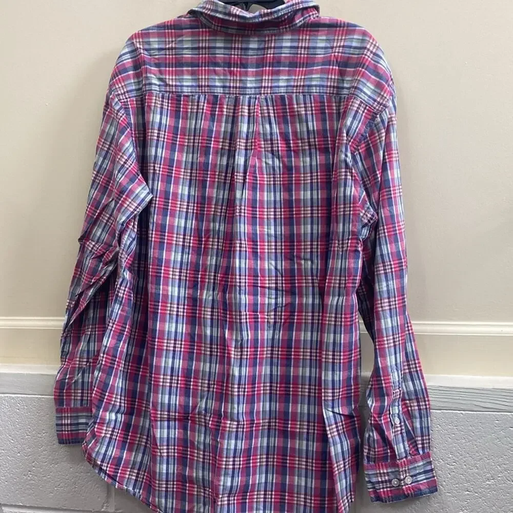 J. Crew Multicolor Plaid Cotton button down Shirt